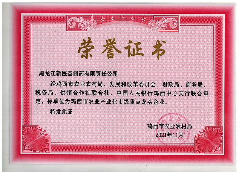 贺万搏在线制药获市级重点龙头企业称号